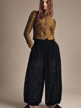 Zara Lace Balloon pants